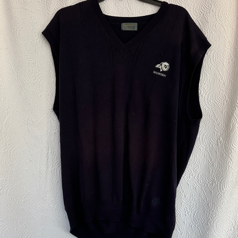 Black V-Neck Sweater Vest
